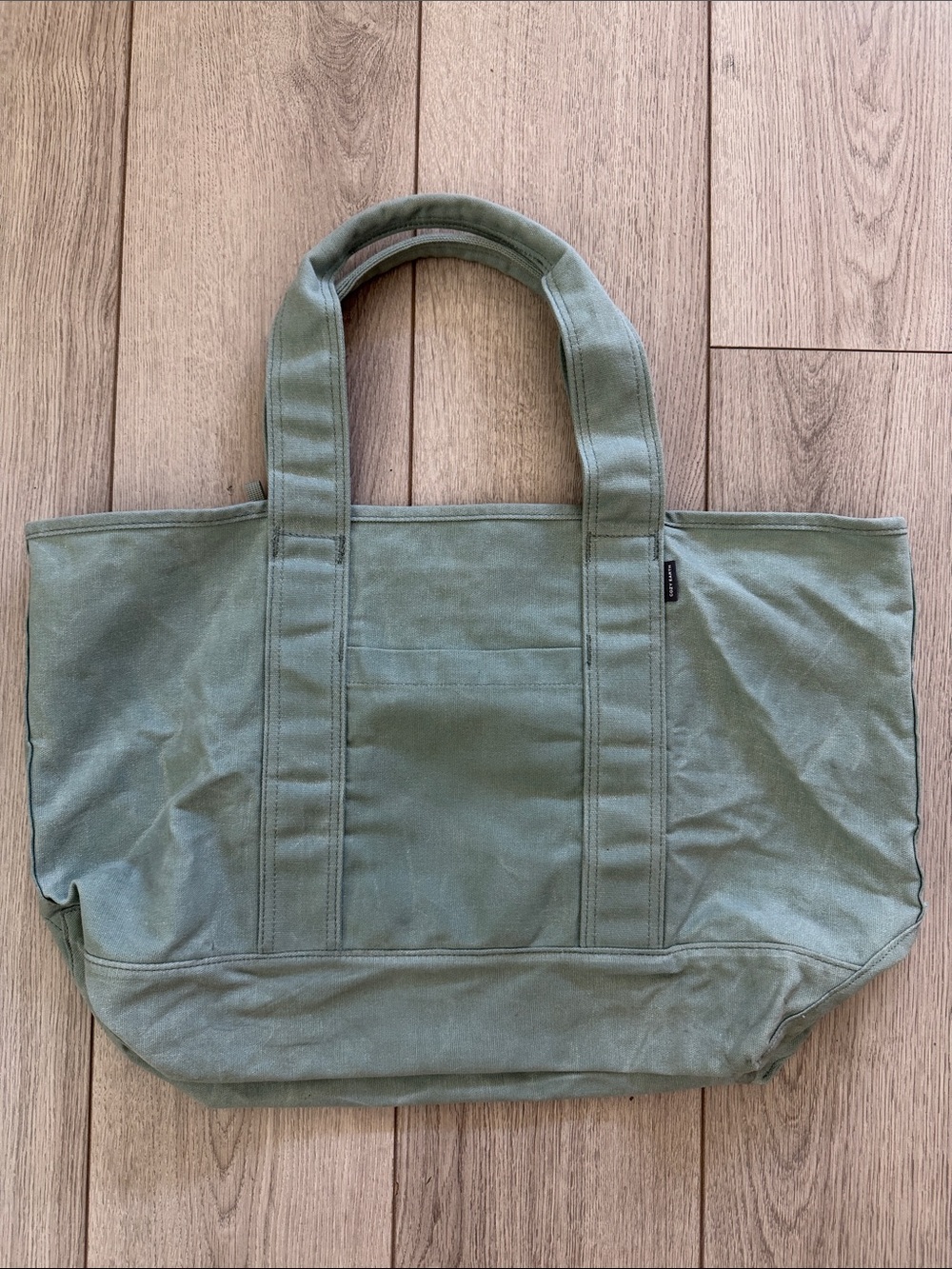 Cozy Earth- Canvas Tote Bag in Sage Green